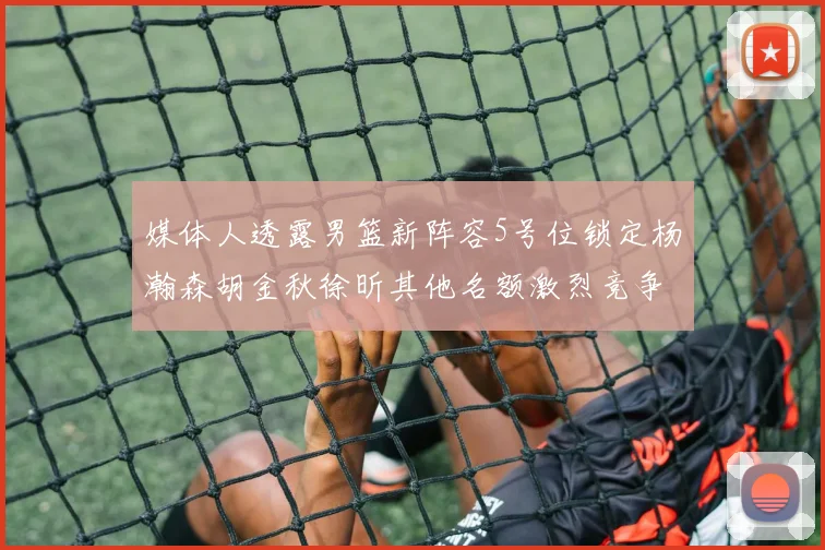 媒体人透露男篮新阵容5号位锁定杨瀚森胡金秋徐昕其他名额激烈竞争